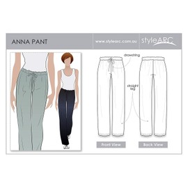 Style Arc Sewing Pattern - Anna Pant (Sizes 04-16)