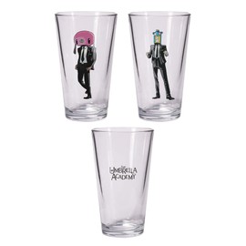 Dark Horse Deluxe The Umbrella Academy: Hazel & Cha Pint Glass Set