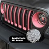 JeCar Front Grill Inserts & Headlight Trim Cover Exterior Accessories