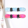 lasuroa 4pcs Horizontal Snowboard Display Racks, Wall Mount Clips Space