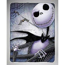 The Nightmare Before Christmas Radical Jack Fleece Throw 45" x 60"