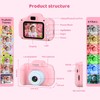 Cocopa Kids Camera Digital Camera for 3-12 Year Old Girls,1080P