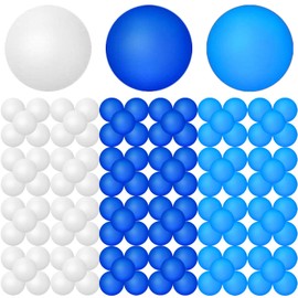 Youlina 120 Pack Colored Plastic Balls 40mm Bulk Table Tennis Balls for Christmas, 4th of July, Party Games, DIY Crafts, Wedding Decor, School Activities, Pet Play