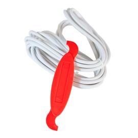 Windhager Protection against insects Beading Rubber Cord Attaching Fly Screen Fabric Ø 5 mm x 5 m, White, tool included