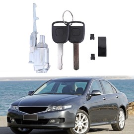 2389266466 Ignition Switch with Key Compatible with Honda Accord Civic CR-V Element Odyssey Pilot, Lock Ignition Cylinder Switch Ignition Lock Replacement 2389266466