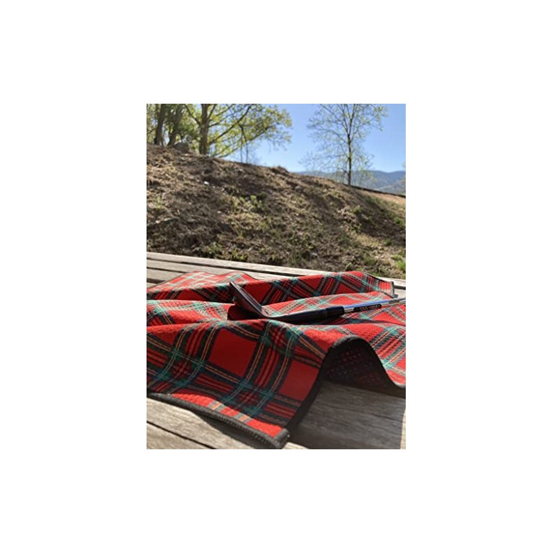 Alengolf Golf Towel Microfibre Scotland Design 60 cm x 40