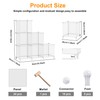 AWTATOS Cube Storage Organizer, Closet Organizers and Storage, 6 Cube