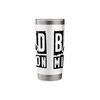 Retro Shuttlecock Badminton Player Stainless Steel Insulated Tumbler
