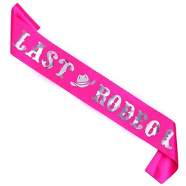 Last Rodeo Bachelorette Sash Western Cowgirl Bachelorette Party Decoration Cowgirl Nashville Bachelorette Bride Sash for Bridal Shower, Western Theme Party, Cowgirl Bachelorette Party Decorations
