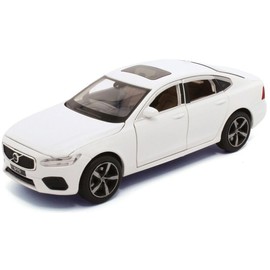 TAY 32100011 1:32 Volvo S90 with Lights and Sound plus Pull Back Action Diecast Model Replica in White