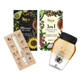 Máscara Pestañas Yuya 10 Aceites Voluminizador Alargador + Desmaquillante 3en1