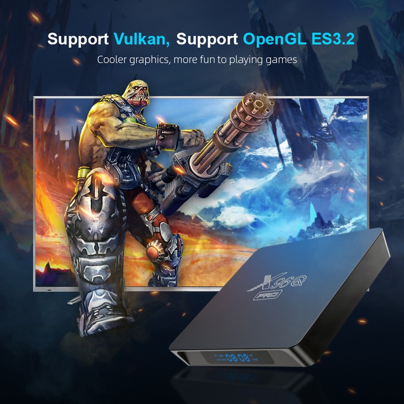 X96Q PRO Android 10.0 Smart TV Box UHD 4K Media