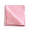 fortunatever Mens Solid Pocket Square (Pink)