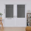Zevrang Blackout Door Curtain, 26x40Inch French Tie Up Thermal No