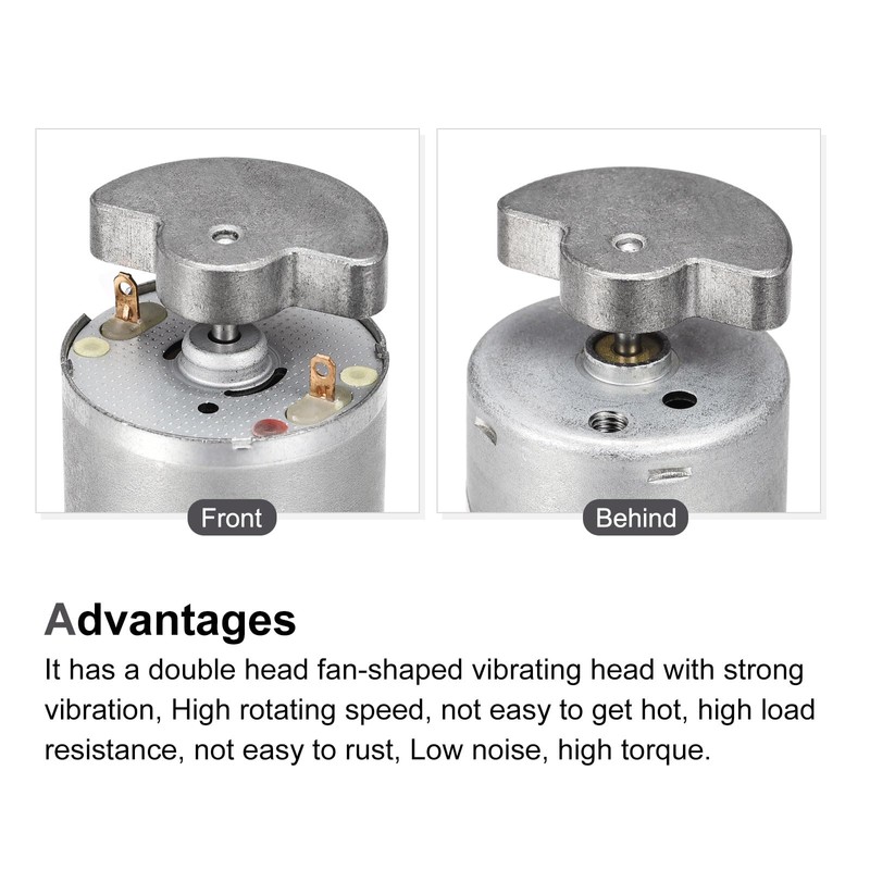 sourcing map 2 x Vibration Motor DC 12 V 5000