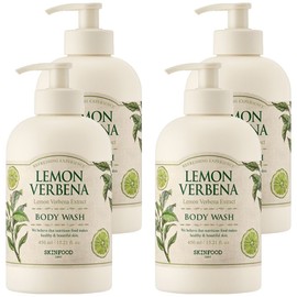 Skinfood Lemon Verbena Body Wash Citrus, 450ml, 4 pieces / 스킨푸드 레몬 버베나 바디 워시 시트러스, 450ml, 4개