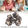 Polyhedral Dice Set Role Playing Epoxy Resin Transparent Skull Dice