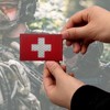 Active Island Airsoft Fluorescent Patch 3 Red Cross Medic Survival