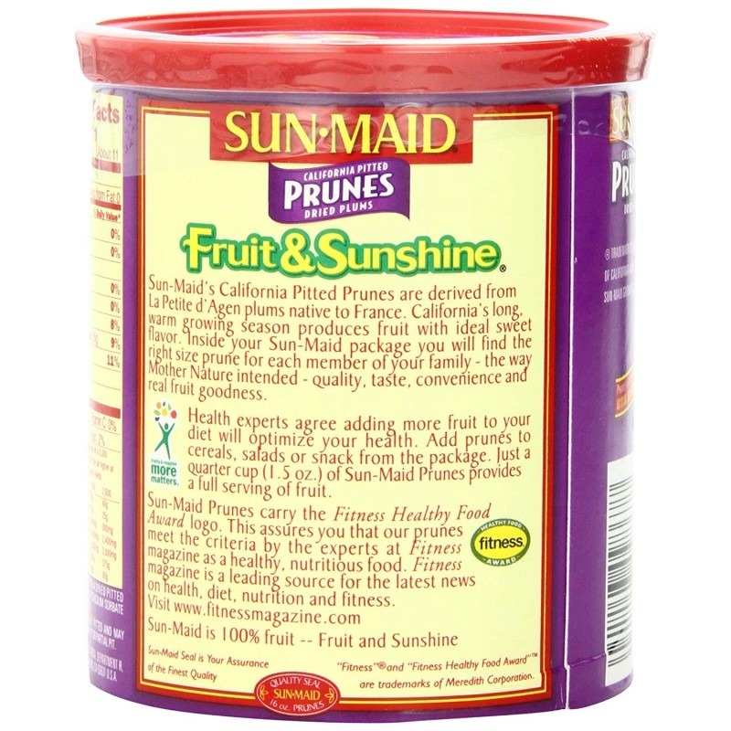 Sun-Maid California Whole Pitted Prunes 16 oz
