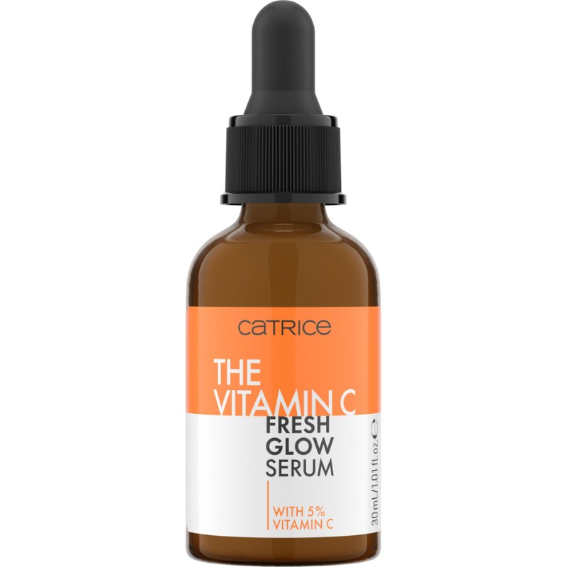 Catrice The Vitamin C Fresh Glow Serum, Gesichtsserum, Transparent, feuchtigkeitsspendend,