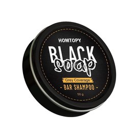 Black Soap for Gray Hair – Nourishing & Moisturizing Shampoo to Restore Black Hair, Reduce Gray, Strengthen Hair, Promote Healthy, Shiny Scalp