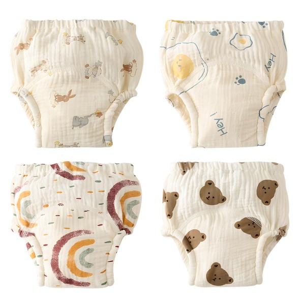 HahaGo Potty Training Pants, Children's Nappies, Pack of 4 Baby