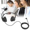 H600D‑2.5 Telephone Headset Call Center Noise Cancelling Corded Binaural Customer