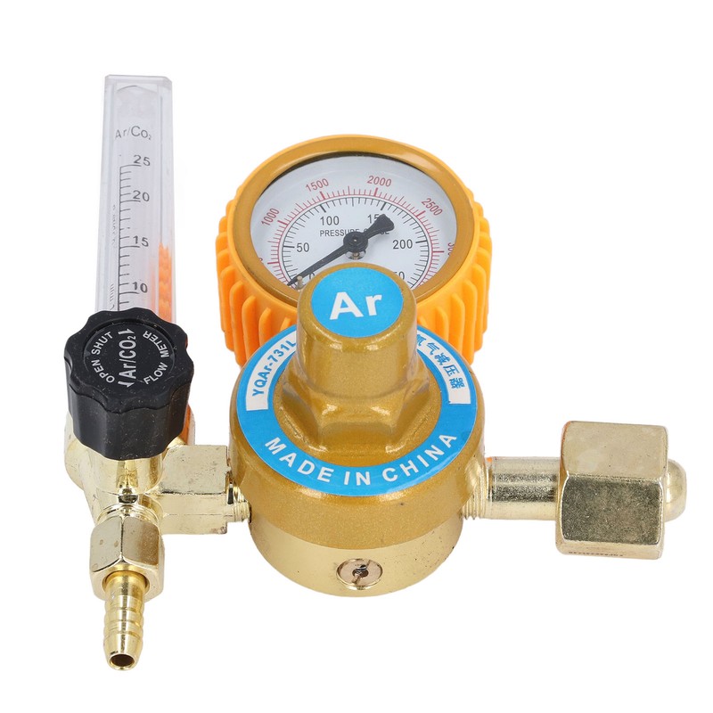 Argon Gas Regulator 0 To 3500psi Aluminum Alloy TIG Flow