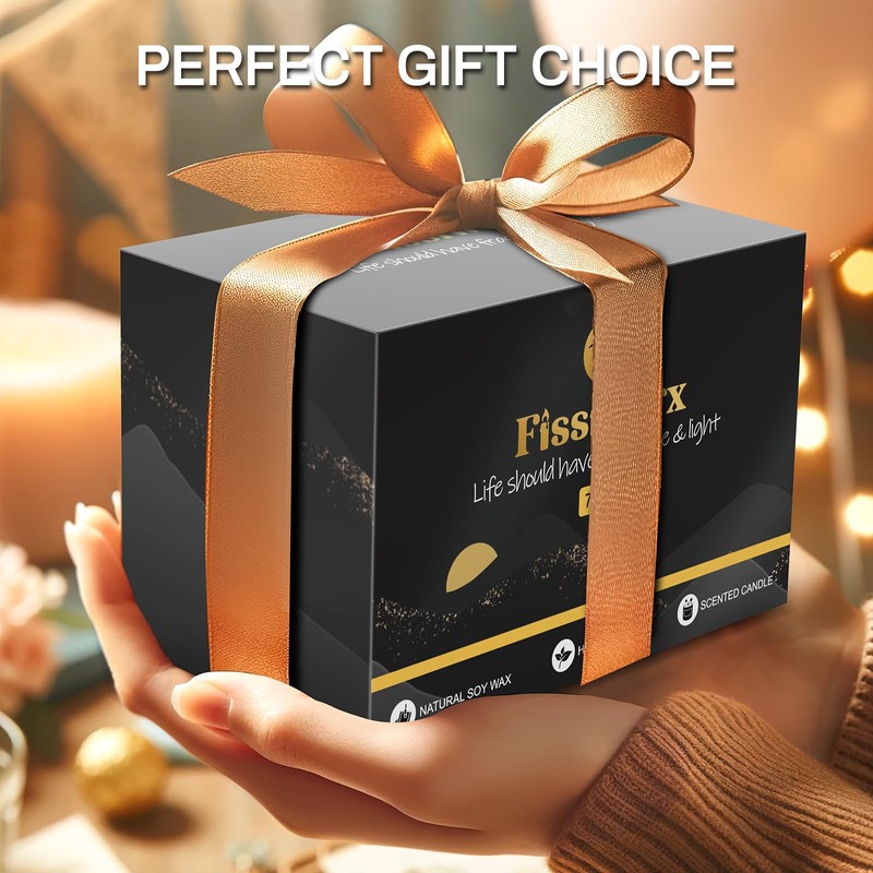 Fissiworx Lavender Scented Candle Set 2 Pack – Natural Soy