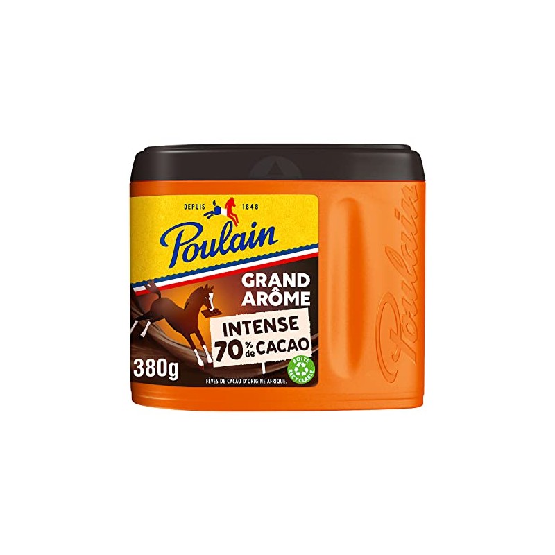Poulain, "Grand Arôme" - Box of Cocoa Powder (70% cocoa),