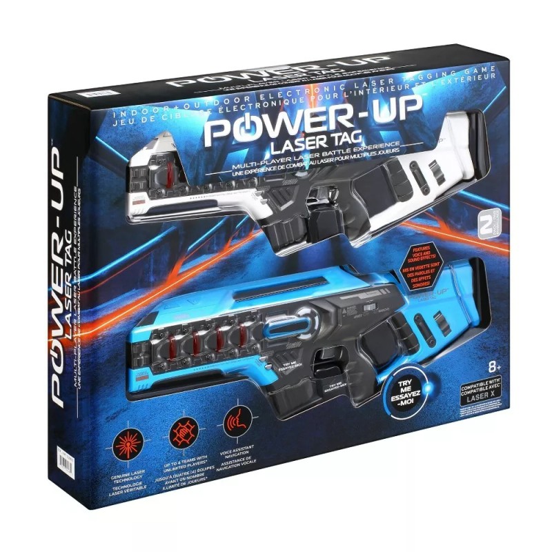 Power Up Laser Tag Large Blasters Voice & Sound Effect