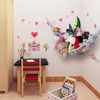 zebrum Toy Hammock, Extra Large Corner Storage Net for Stuffed