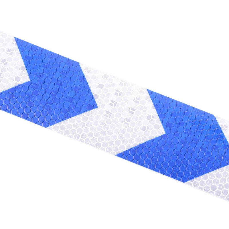 Arrow Reflective Tape 2inx20ft Conspicuity Safety Warning Tape Blue and