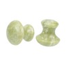 WOONEKY 2pcs Jade Scraping Massage Tools Mushroom Shaped Facial Roller