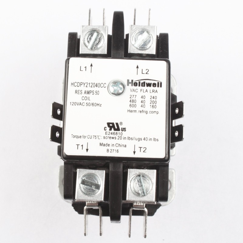 Holdwell 45GG20AF 2 Pole 40 Amp 120V Coil Definite Purpose