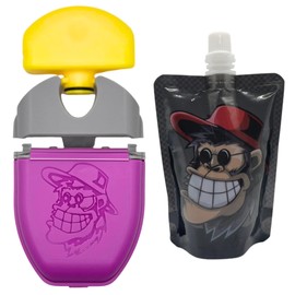 Self-Cleaning Mouthguard and Retainer Case with Cleaning Solution - Storage for, Night Guards, Aligners, Mouthguards – Compatible with Retainer Cleaner Tablets, and Foam