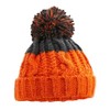 Beechfield B437 Apres Beanie - Azure Blue/Oxford Navy