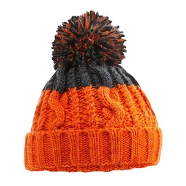 Beechfield B437 Apres Beanie - Azure Blue/Oxford Navy