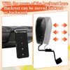 FOVPLUE Driver Backrest,Adjustable Rider Sissy Bar Backrest Pad for Harley