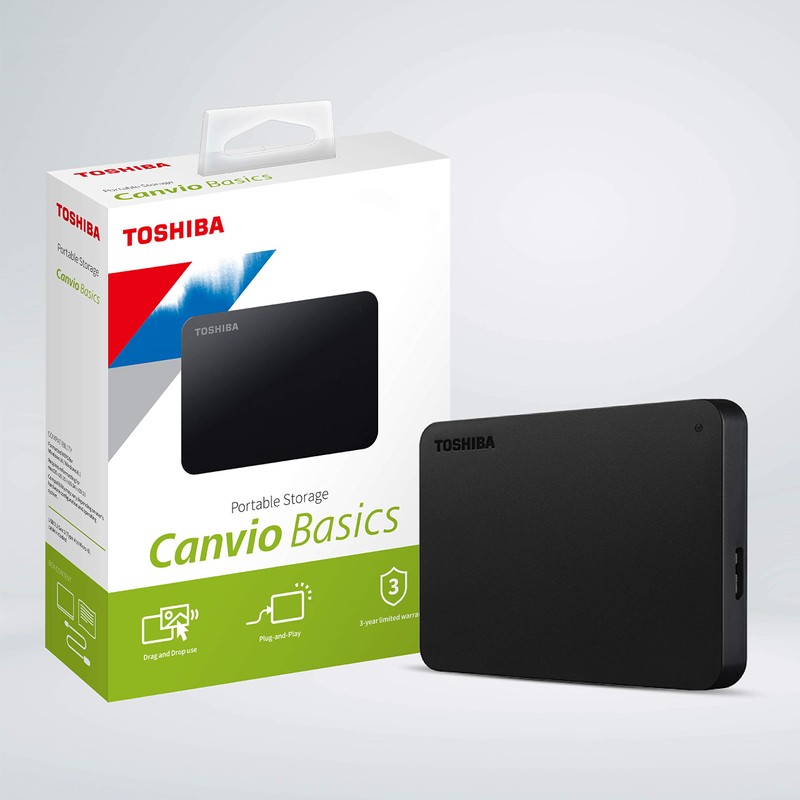 Toshiba 4TB Canvio Basics Portable Hard Drive Storage