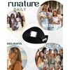 RUNATURE Black Tape in Hair Extensions Human Hair 22 Inch