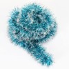 Aurasky Tinsel Garland Christmas Light Blue, Pack of 5 Christmas