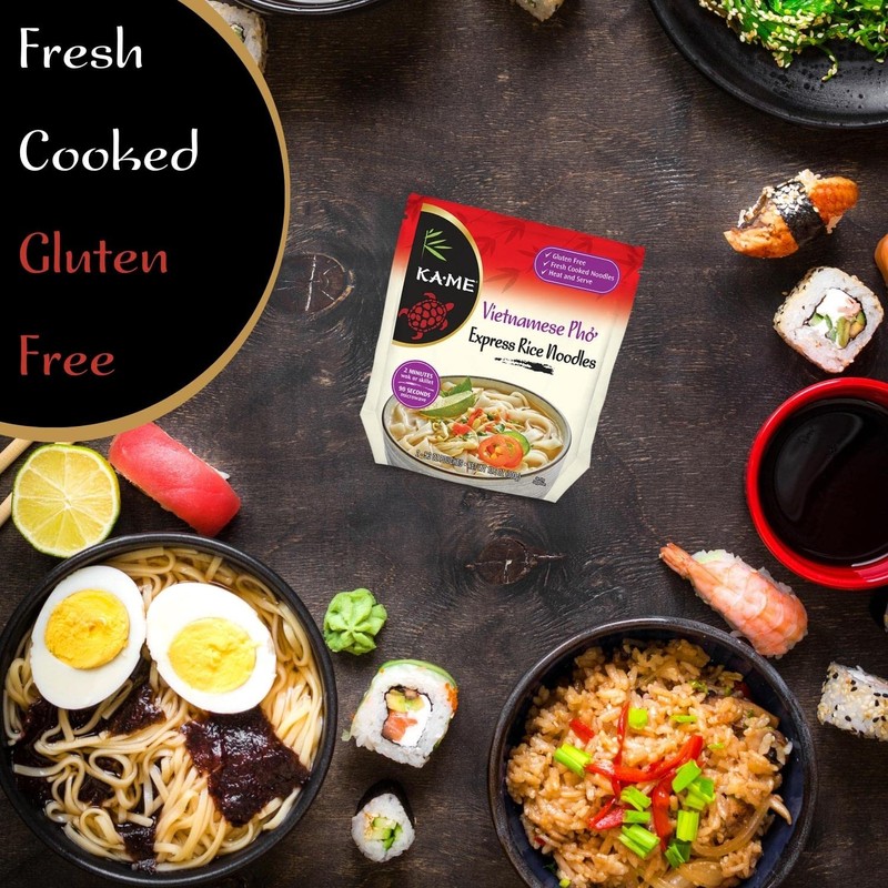 Ka-Me Gluten Free Rice Noodles - Vietnamese Express Pho Noodles