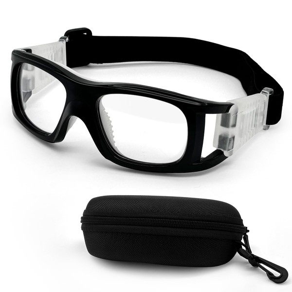 LADYPONYCSC Basketball Games/Practices Safety Glasses with Anti-Slip Strap | Anti-Fog