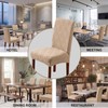JUNZHE High Stretch Elastic Dining Chair Covers,Removable Washable Chair Protective