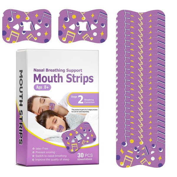 Pack of 30 Mouth Bands, Mouth Band for Sleeping, Snoring