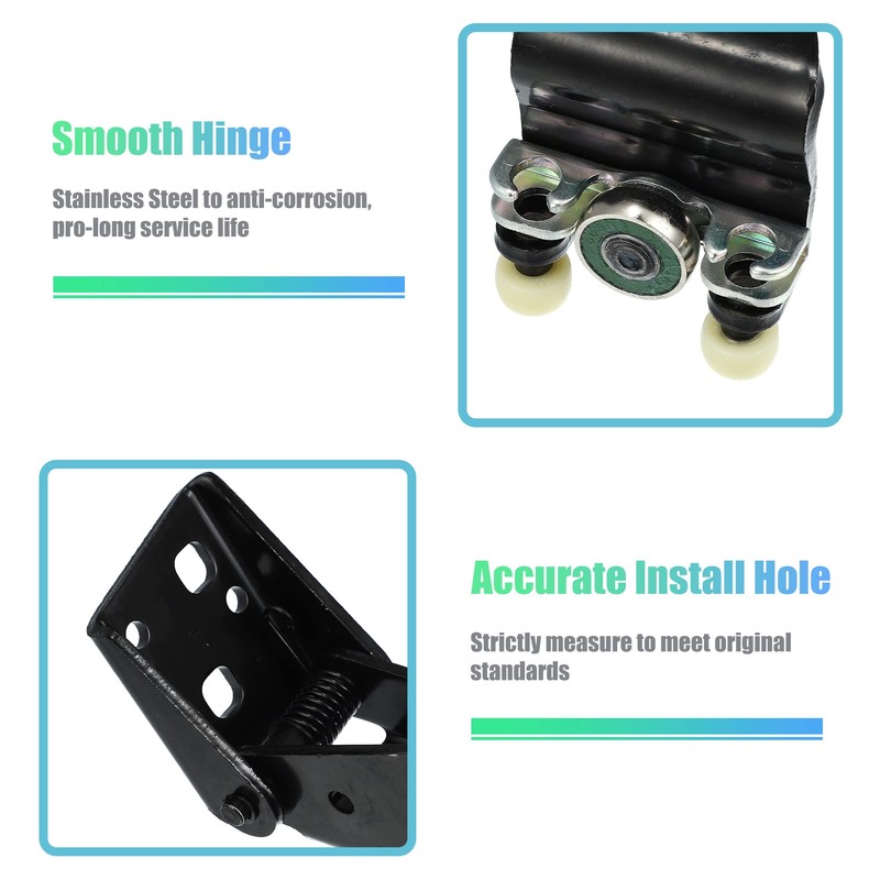 X AUTOHAUX Pair Left Right Side Power Sliding Door Roller