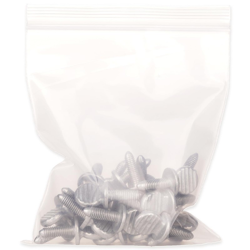 License Plate Screws - Metric Thumb Screws 25 Pack for