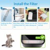 40 Packs Replacement Filters Compatible with Downy Paws Cat Water