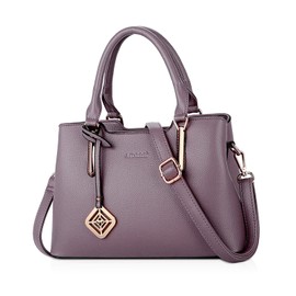 NICOLE & DORIS Fashion Handbags for Ladies Top Handle Bag with Multiple Pockets Women Shoulder Bags Elegant Crossbody Bag Shopper Tote Bag Purple